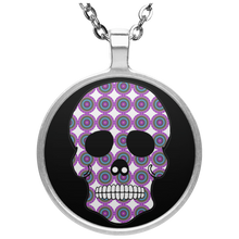 Load image into Gallery viewer, Skull 2 Circle Necklace