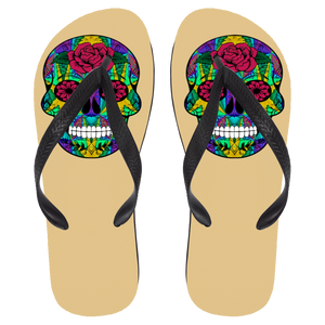 Skull 12 Flip Flops - Large