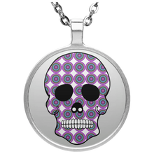 Load image into Gallery viewer, Skull 2 Circle Necklace