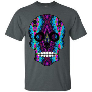 Day of The Dead Skull 4 Gildan Ultra Cotton T-Shirt