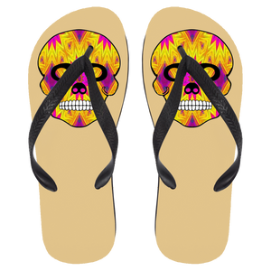 Skull 7 Flip Flops - Large