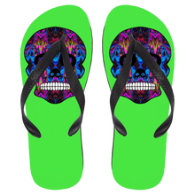 Load image into Gallery viewer, Skull 5 Flip Flops - Large