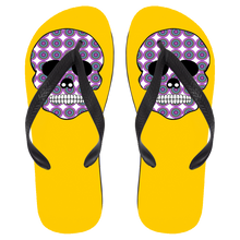 Load image into Gallery viewer, Skull 2 Flip Flops - Large