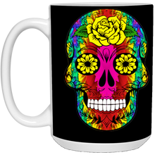 Load image into Gallery viewer, skull 11 15 oz. White Mug