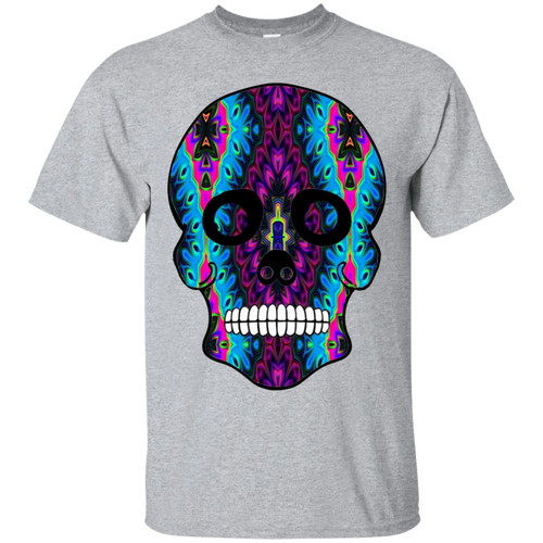 Day of The Dead Skull 4 Gildan Ultra Cotton T-Shirt