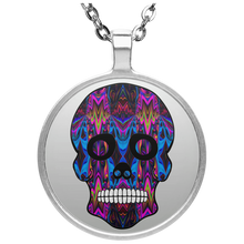 Load image into Gallery viewer, Skull 5 Circle Necklace