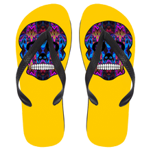 Load image into Gallery viewer, Skull 5 Flip Flops - Large