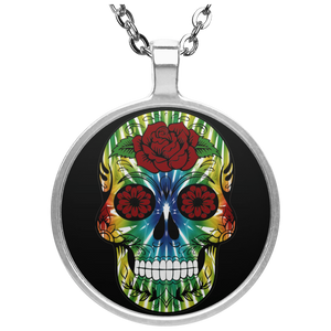 Skull 13 Circle Necklace