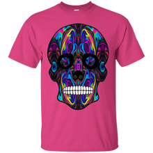 Load image into Gallery viewer, Day of The Dead Skull 6 Gildan Ultra Cotton T-Shirt