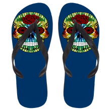 Load image into Gallery viewer, Skull 13 Flip Flops - Large