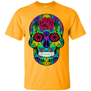 Day of The Dead Skull 12 Gildan Ultra Cotton T-Shirt