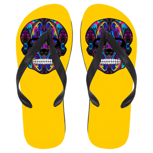 Skull 4 Flip Flops - Large