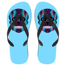 Load image into Gallery viewer, Skull 6 Flip Flops - Large