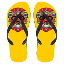 Load image into Gallery viewer, Skull 8 Flip Flops - Large