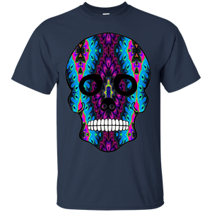 Day of The Dead Skull 4 Gildan Ultra Cotton T-Shirt