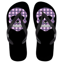 Load image into Gallery viewer, Skull 2 Flip Flops - Large