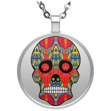 Load image into Gallery viewer, Skull 8 Circle Necklace