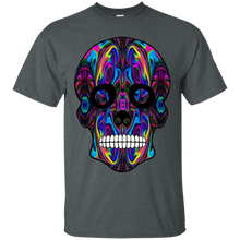 Load image into Gallery viewer, Day of The Dead Skull 6 Gildan Ultra Cotton T-Shirt