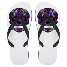 Load image into Gallery viewer, Skull 4 Flip Flops - Large