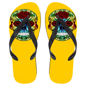 Skull 13 Flip Flops - Large