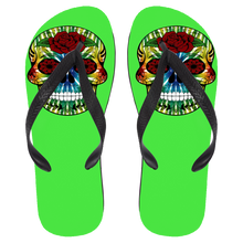 Load image into Gallery viewer, Skull 13 Flip Flops - Large