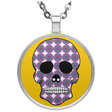 Load image into Gallery viewer, Skull 2 Circle Necklace