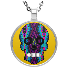 Load image into Gallery viewer, Skull 6 Circle Necklace