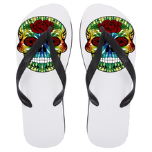 Load image into Gallery viewer, Skull 13 Flip Flops - Large