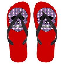 Load image into Gallery viewer, Skull 2 Flip Flops - Large