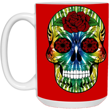 Load image into Gallery viewer, skull 13 15 oz. White Mug