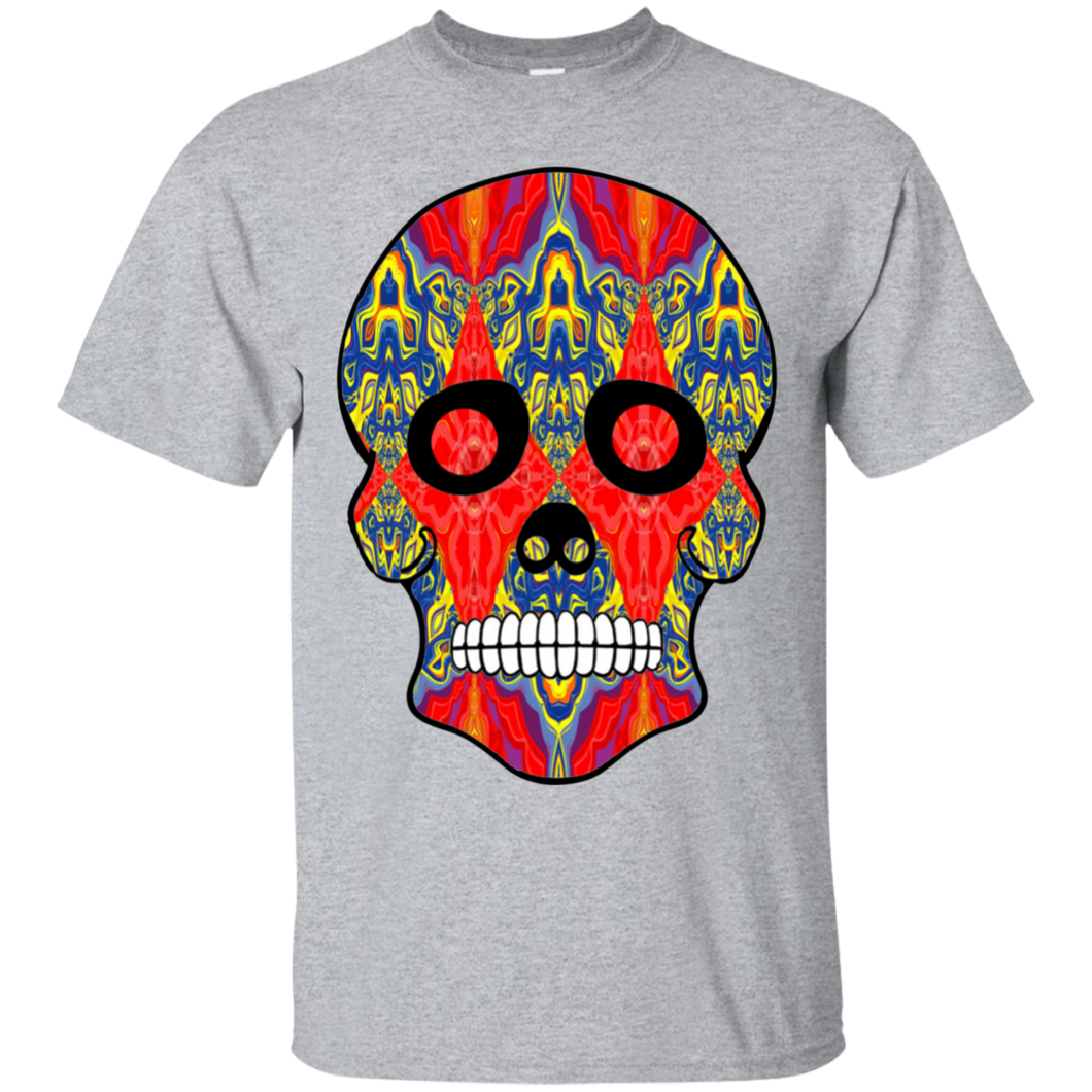 Day of The Dead Skull 8 Gildan Ultra Cotton T-Shirt