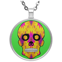 Load image into Gallery viewer, Skull 7 Circle Necklace