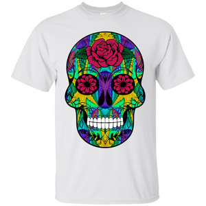 Day of The Dead Skull 12 Gildan Ultra Cotton T-Shirt