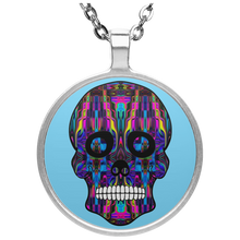 Load image into Gallery viewer, Skull 3 Circle Necklace