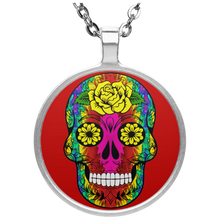 Load image into Gallery viewer, Skull 11 Circle Necklace