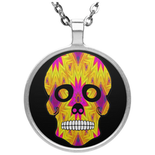 Load image into Gallery viewer, Skull 7 Circle Necklace