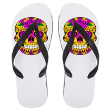 Load image into Gallery viewer, Skull 10 Flip Flops - Large