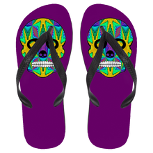 Load image into Gallery viewer, Skull 9 Flip Flops - Large