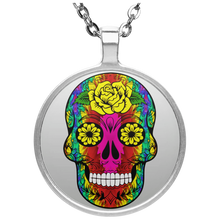 Load image into Gallery viewer, Skull 11 Circle Necklace