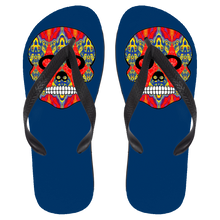 Load image into Gallery viewer, Skull 8 Flip Flops - Large