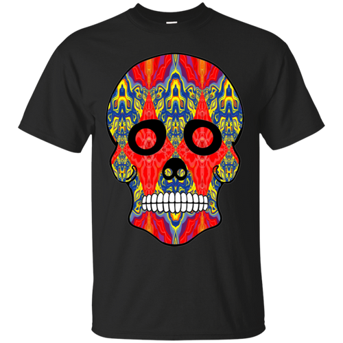 Day of The Dead Skull 8 Gildan Ultra Cotton T-Shirt