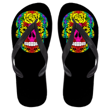 Load image into Gallery viewer, Skull 11 Flip Flops - Large