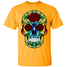 Load image into Gallery viewer, Day of The Dead Skull 13 Gildan Ultra Cotton T-Shirt