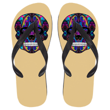 Load image into Gallery viewer, Skull 4 Flip Flops - Large