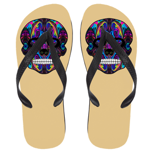 Skull 4 Flip Flops - Large