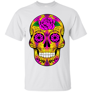 Day of The Dead Skull 10 Gildan Ultra Cotton T-Shirt