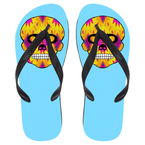 Skull 7 Flip Flops - Large