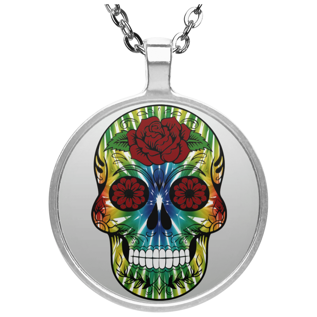 Skull 13 Circle Necklace