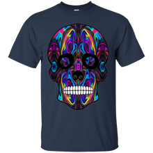 Load image into Gallery viewer, Day of The Dead Skull 6 Gildan Ultra Cotton T-Shirt