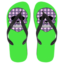 Load image into Gallery viewer, Skull 2 Flip Flops - Large